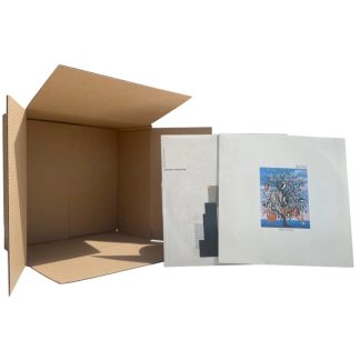 343mm x 343mm x 172mm (13.5" x 13.5" x 6.5") - 12" Vinyl Record Storage Boxes