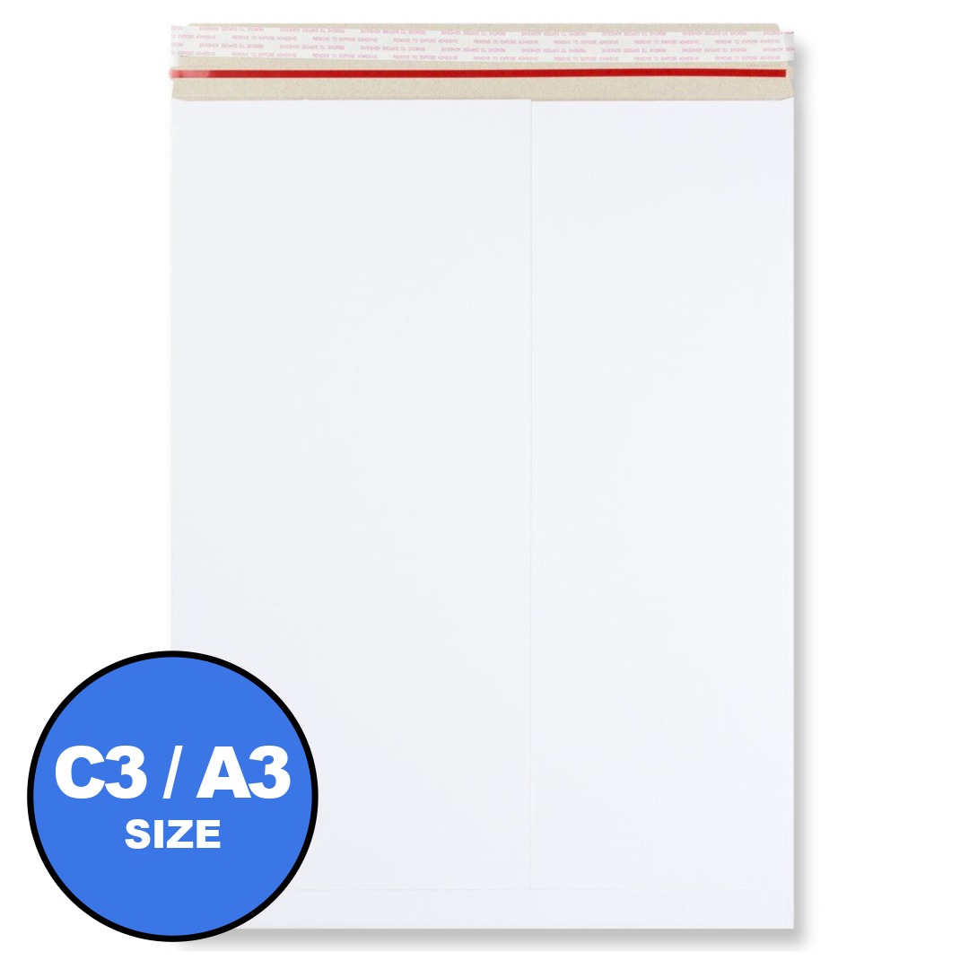 C3 / A3 White All Board Envelopes - 458mm x 330mm