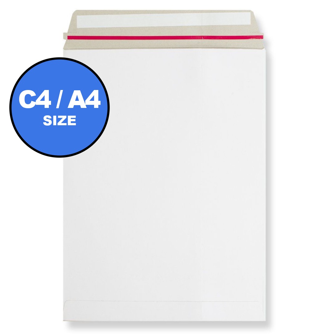 C4 / A4 White All Board Envelopes