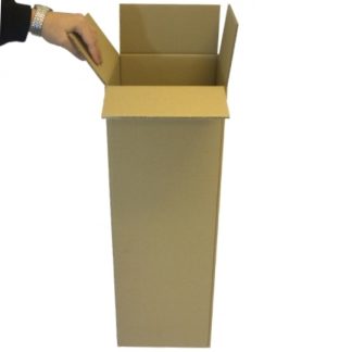 DW3010 - (254mm x 254mm x 762mm) 10" x 10" x 30" Double Wall Corrugated Cartons - FEFCO Style 0201