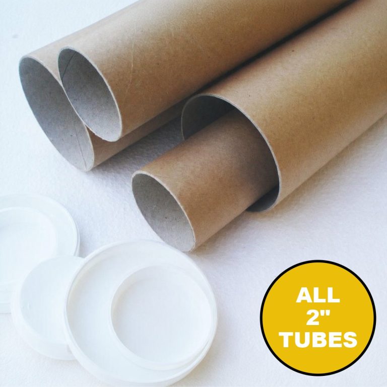2" (50mm) Diameter Postal Tubes